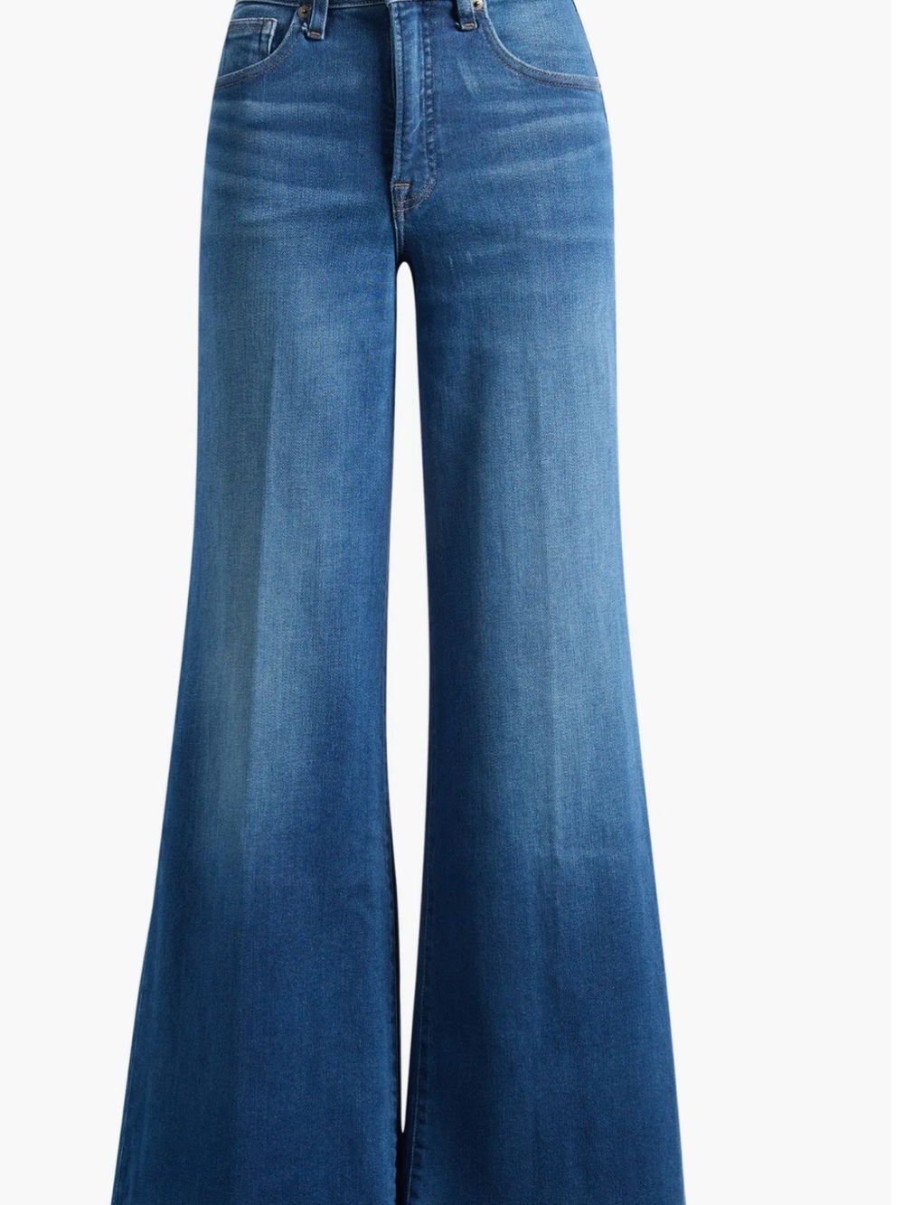 New Good American women Denim Palazzo Jeans - Blue